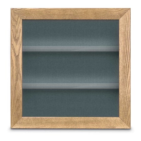 United Visual Products Outdoor Enclosed Combo Board, 42"x32", Gold Frame/White Porc & Amethyst UVCB4232ODG-WHTPORC-AMETHY